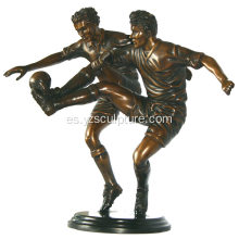 Escultura de bronce vida tamaño deportivo hombre